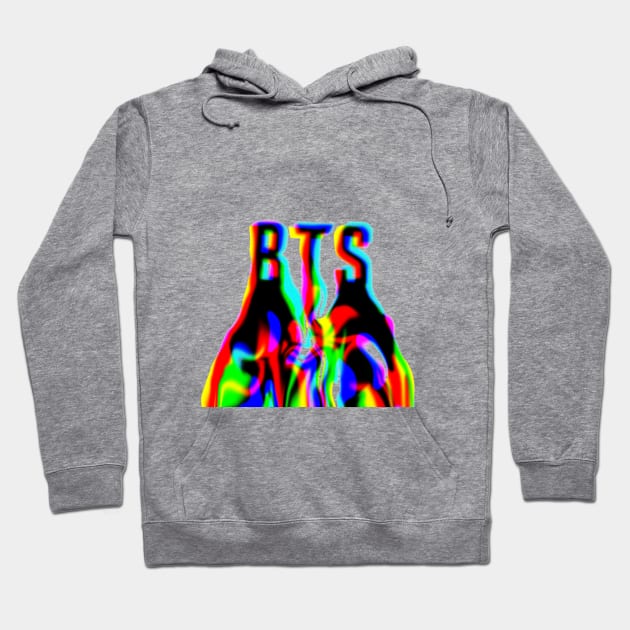 BTS RGB paint text design Hoodie by bixxbite